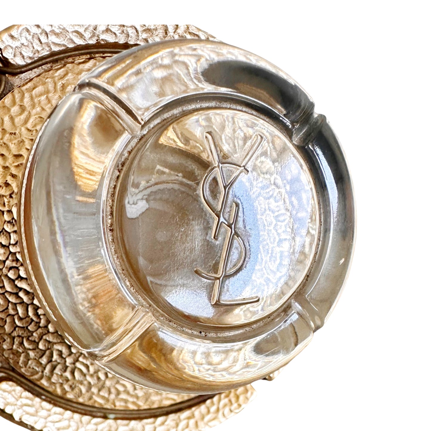 Extra Large Glass YSL Yves Saint Laurent "Champagne" Perfume Factice Display Bottle - Made in France