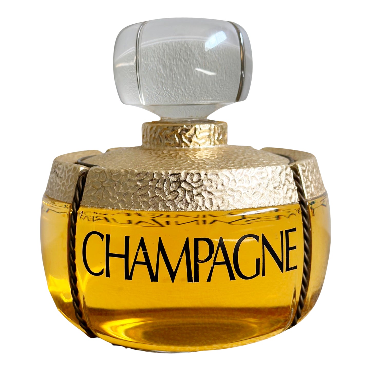 Extra Large Glass YSL Yves Saint Laurent "Champagne" Perfume Factice Display Bottle - Made in France