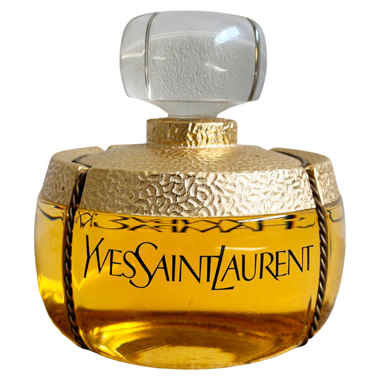 Extra Large Glass YSL Yves Saint Laurent "Champagne" Perfume Factice Display Bottle - Made in France