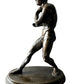 19th Century Grand Tour Bronze Figure of Greek Wrestler Damoxenos