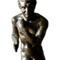 19th Century Grand Tour Bronze Figure of Greek Wrestler Damoxenos
