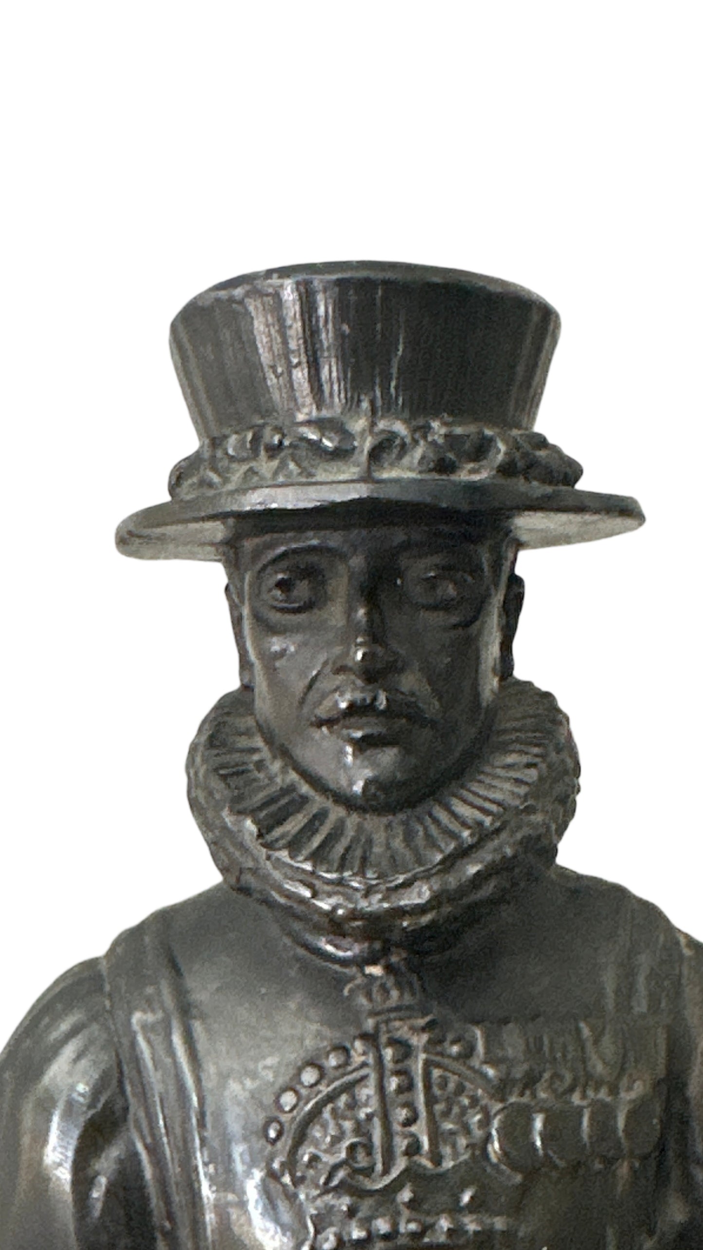 Vintage Bronze Statue of a Yeoman Warder also know as a Beefeater Guard - Signed Limousin