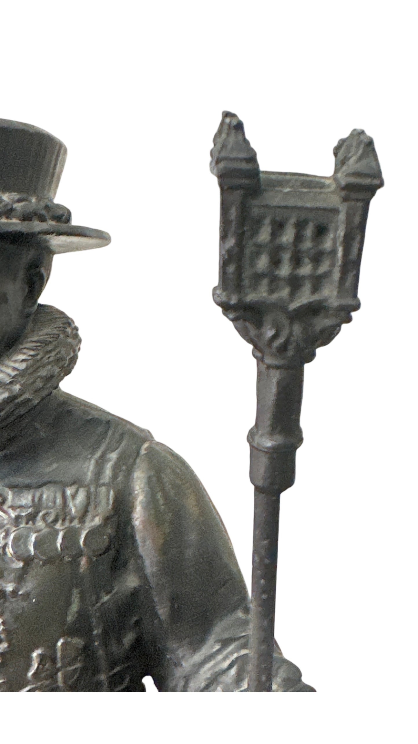 Vintage Bronze Statue of a Yeoman Warder also know as a Beefeater Guard - Signed Limousin