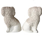 Vintage English Staffordshire Confetti Poodles - a Pair