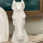 Pair of Vintage Ceramic Horse Head Bookends made by Hispania a LLadro Company