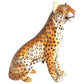 Vintage Italian Ceramic Standing Leopard