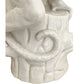 Vintage Blanc de Chin German Porcelain Seated Sitting Monkey Statue