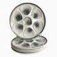 Mid Century Orchies Moulin Des Loups Oyster Plates “Made in France” (set of 5)
