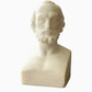 Vintage Carved Marble Bust or Statue of William Shakespeare