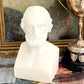 Vintage Carved Marble Bust or Statue of William Shakespeare