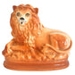 Victorian Staffordshire Lion with Glass Eyes c.1900