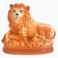 Victorian Staffordshire Lion with Glass Eyes c.1900