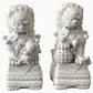 Vintage Blanc de Chin Foo Dogs or Foo Lions