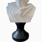 Vintage Roman Dignitary Marble Statue Bus